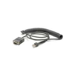Cavo RS-232 a spirale 2,7 m, DB9 femmina, Zebra per LI2208, LI4278, DS4608 e DS7708 (CBA-R02-C09PAR) - vista prodotto