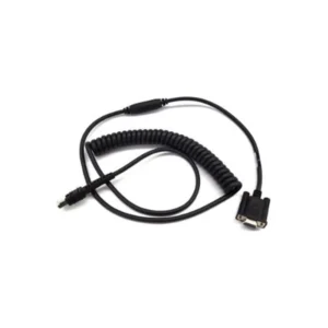 Cavo seriale RS-232 2,7 m spiralato alimentazione sul pin 9 con convertitore per il freddo Zebra per DS3608, DS3678, LI3608 e LI3678 (CBA-RF3-C09ZAR)