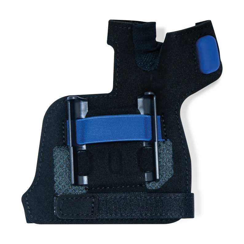 Cinghia da mano Newland con pulsante di scansione integrato per scanner WD2, mano sinistra, taglia S/M, confezione da 4 (ITS-LH-SM-04) - vista fronte, lato esterno
