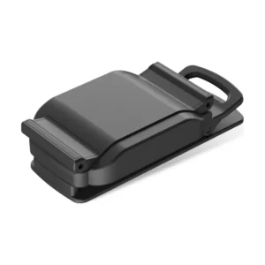 Clip da cintura Newland con avvolgitore retrattile da 60 cm per smartwatch WD5 (NLS-BCRR-01) - vista tre quarti