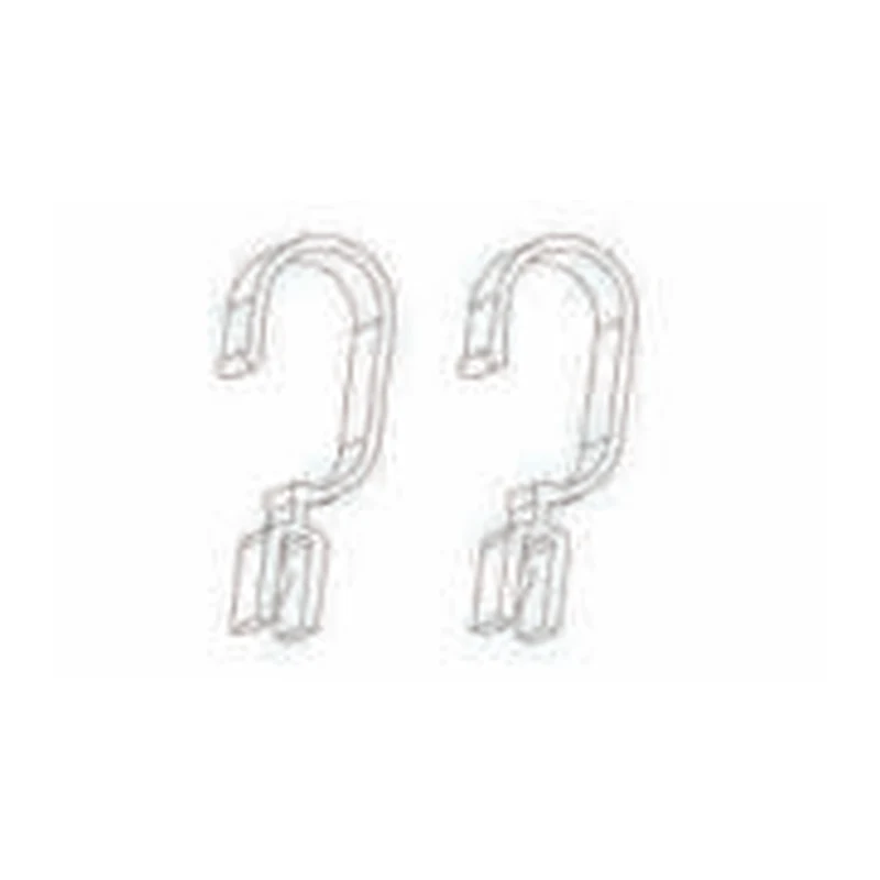 Clip e supporti per segnaprezzi Coppia di ganci per tubi fino a 2 cm