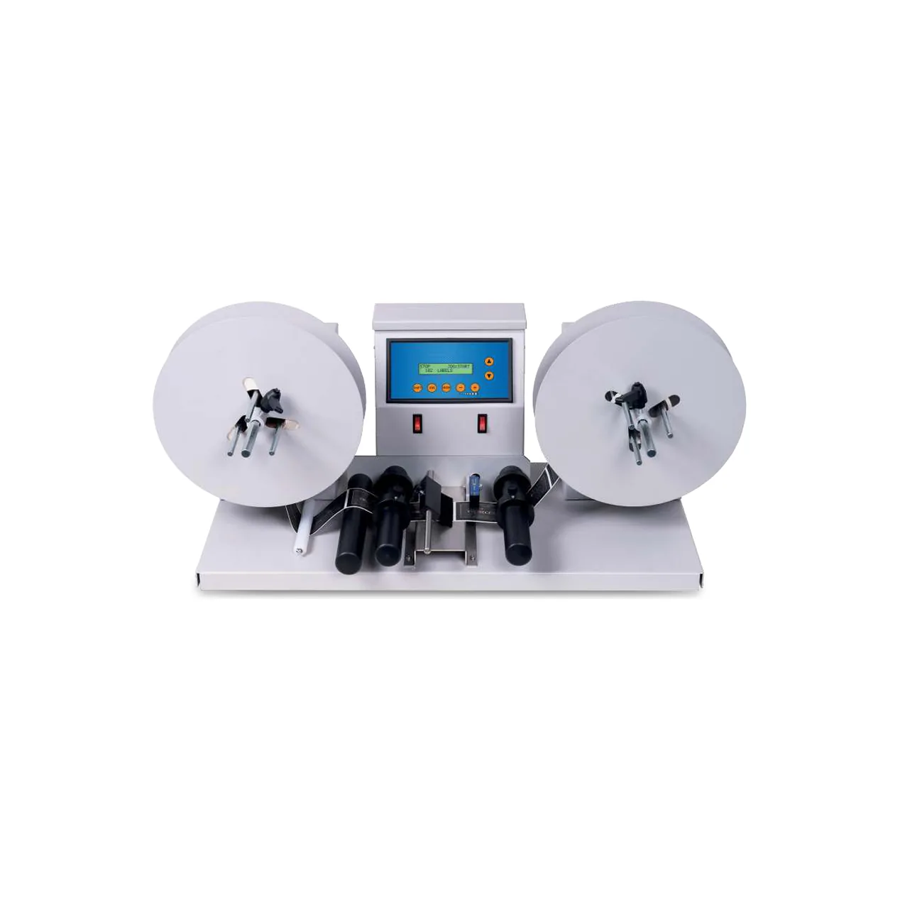 Contaetichette e Ribobinatore Wide Range Counter Check - vista fronte