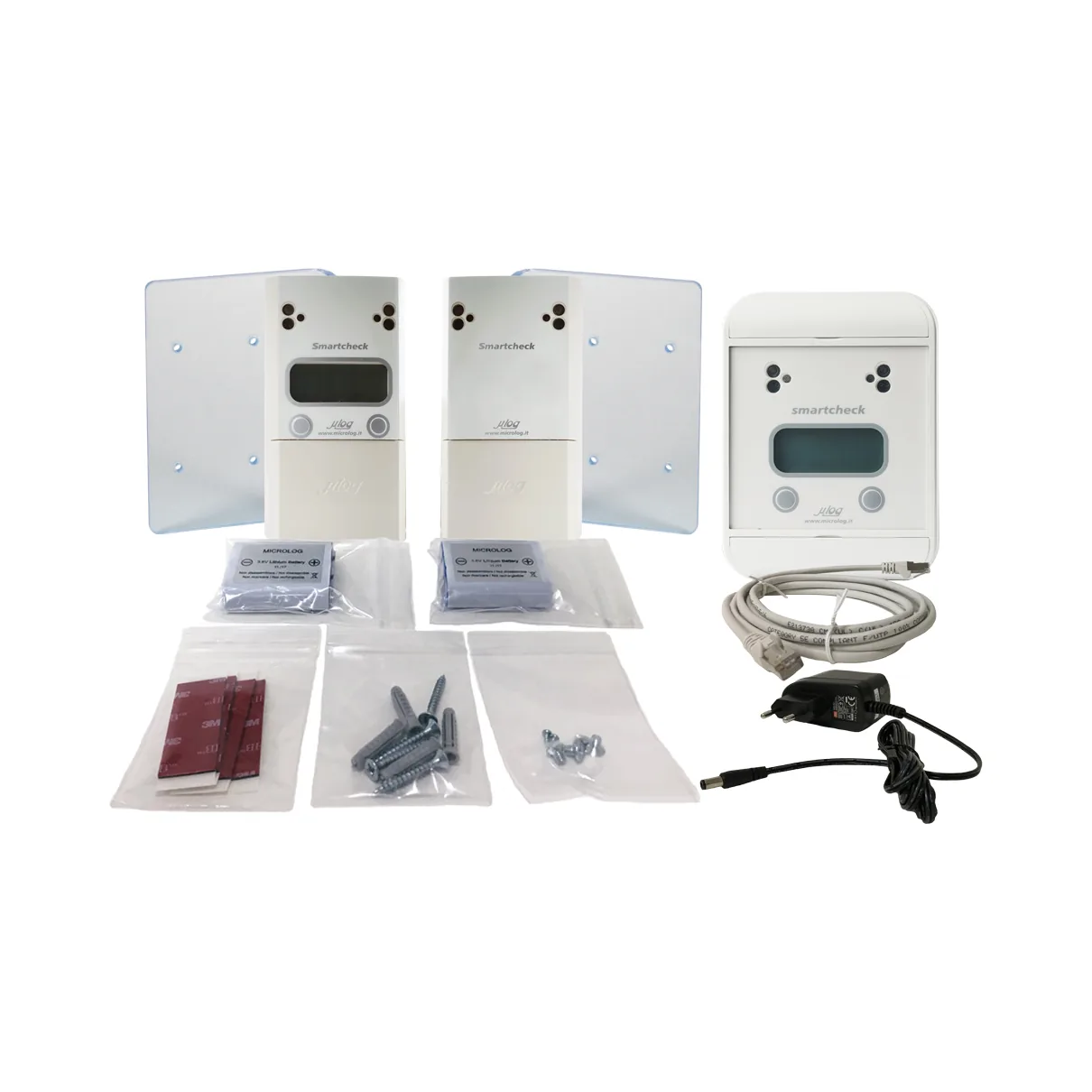 Kit contapersone Smartcheck con interfaccia NWE, cavo di rete e alimentatore 12 V - SMR-KIT-CWR