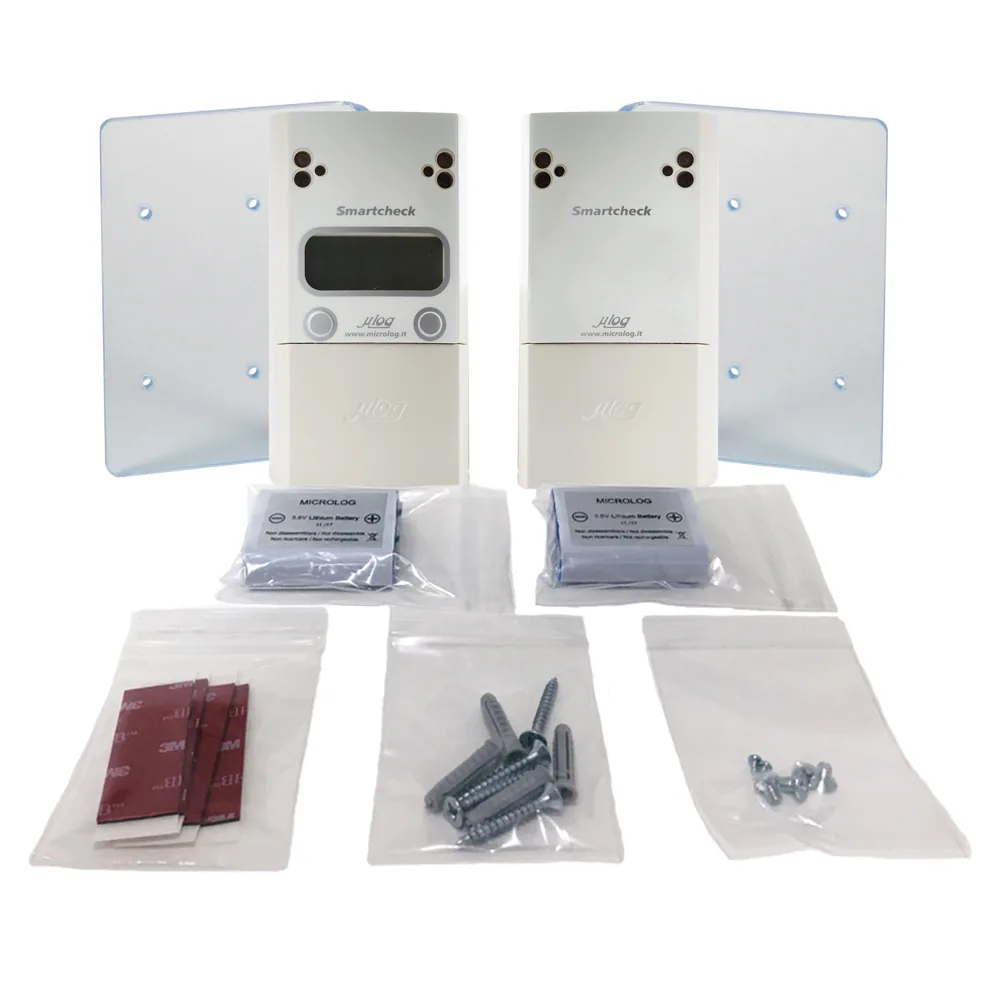 Contapersone WiFi Bidirezionale TX-RX 6 m – Interfaccia Radio NWE - Kit Completo per Raccolta e Trasmissione Dati - vista contenuto del kit