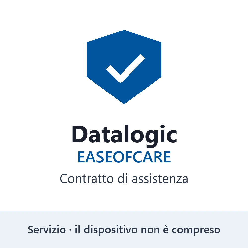 Contratto di assistenza Datalogic EASEOFCARE: servizio, il dispositivo non è compreso