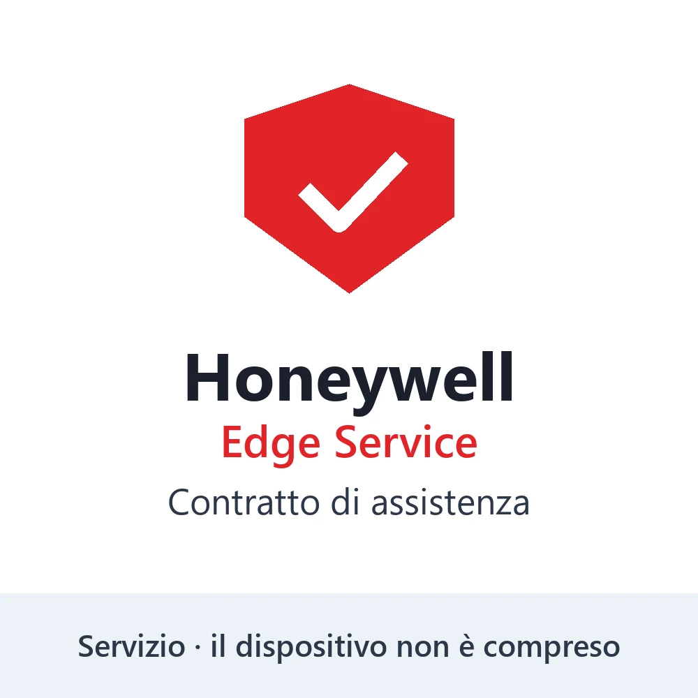 Contratto di assistenza Honeywell Edge Service: servizio, il dispositivo non è compreso