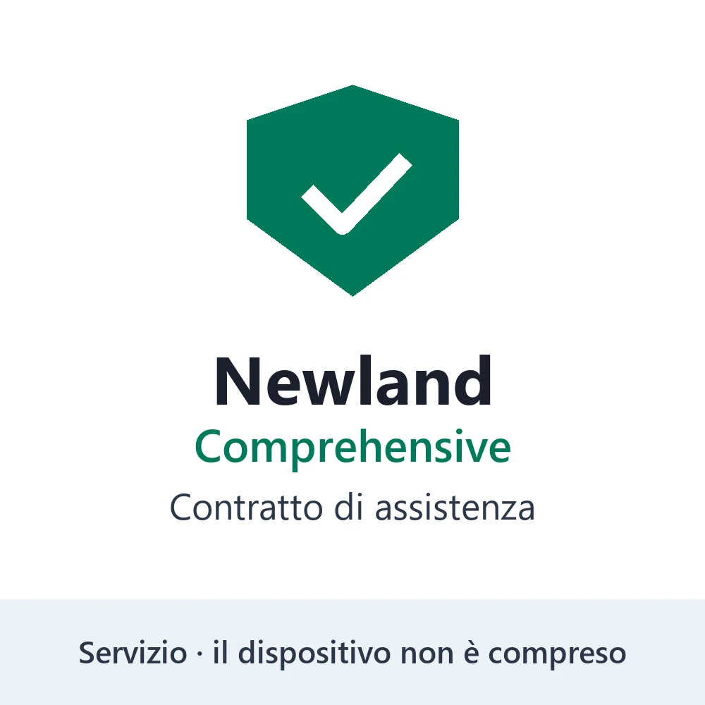 Contratto di assistenza Newland: servizio, il dispositivo non è compreso