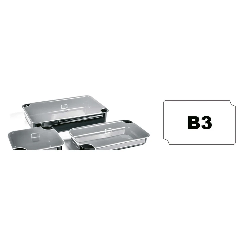 Coperchio con doppia apertura per vassoi tray SECTCPF308