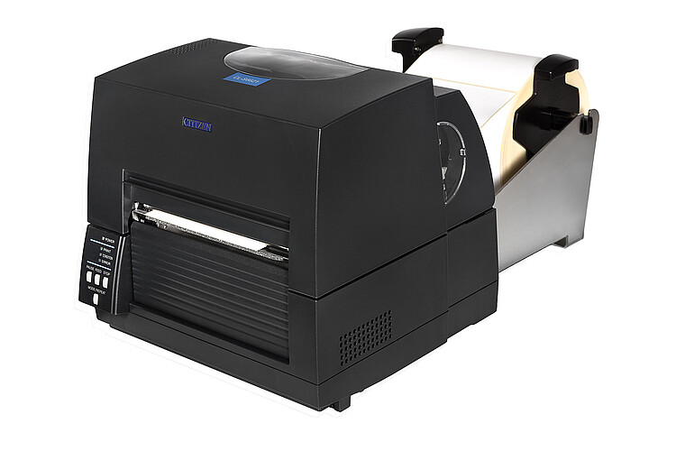 Portarotolo esterno da 8 pollici Citizen 2000451 montato sulla CL-S6621