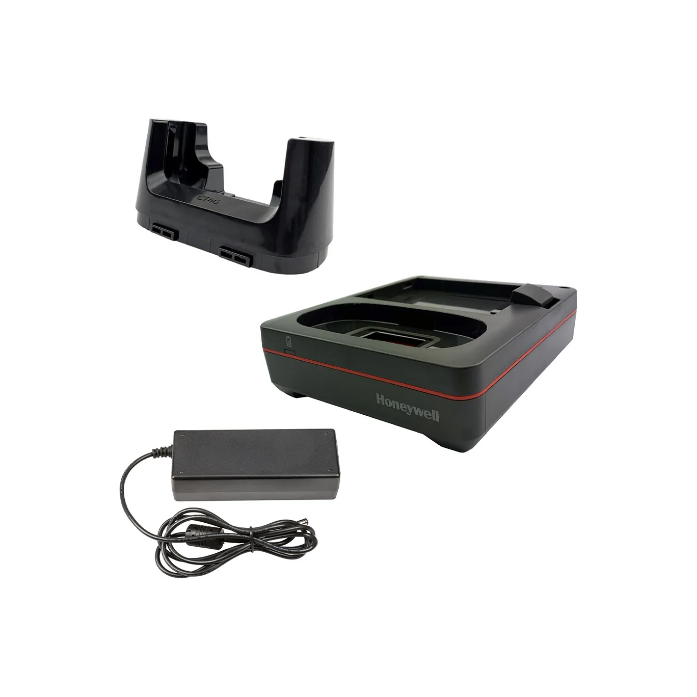 Base di ricarica USB con cavo europeo, per terminale senza cornice protettiva e batteria di scorta Honeywell per CT40, CT45 e CT47 (CT40-HB-UVN-2)