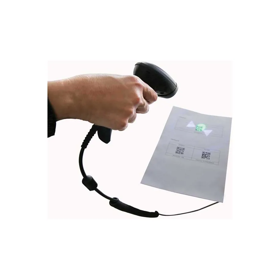 Datalogic QuickScan QD2500 - vista in uso, lettura di un codice