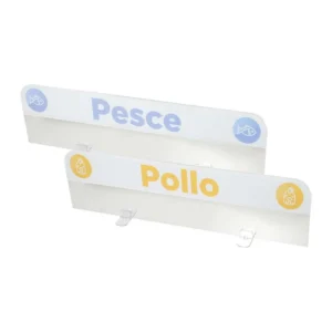 Divisore in plexiglass stampato con scritta, ad incastro, 3 mm, 60 × 30 H cm SEDVR630XX