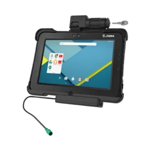 Dock GDS RAM Mounts con ricarica, con serratura a chiave per Zebra XSLATE L10 (RAM-HOL-ZE15PKLU)