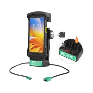 Dock GDS RAM Mounts con ricarica, con uscita USB-A, con serratura a chiave per Zebra TC73/78 (RAM-GDS-DOCKL-V12-ZE35CPDHU)
