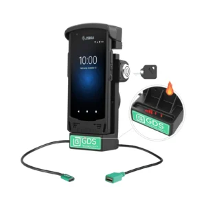 Dock GDS RAM Mounts con ricarica, con uscita USB-A, con serratura a chiave per Zebra EC50/55 (RAM-GDS-DOCKL-V12-ZE16CPDHU)