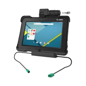 Dock GDS RAM Mounts con ricarica e dati, con serratura a chiave per Zebra XSLATE L10 (RAM-HOL-ZE15PDKLU)