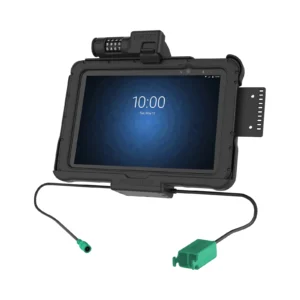 Dock GDS RAM Mounts con ricarica e due porte USB, con serratura a chiave per Zebra ET5x 10.1" Series (RAM-HOL-ZE11PD2CLU)