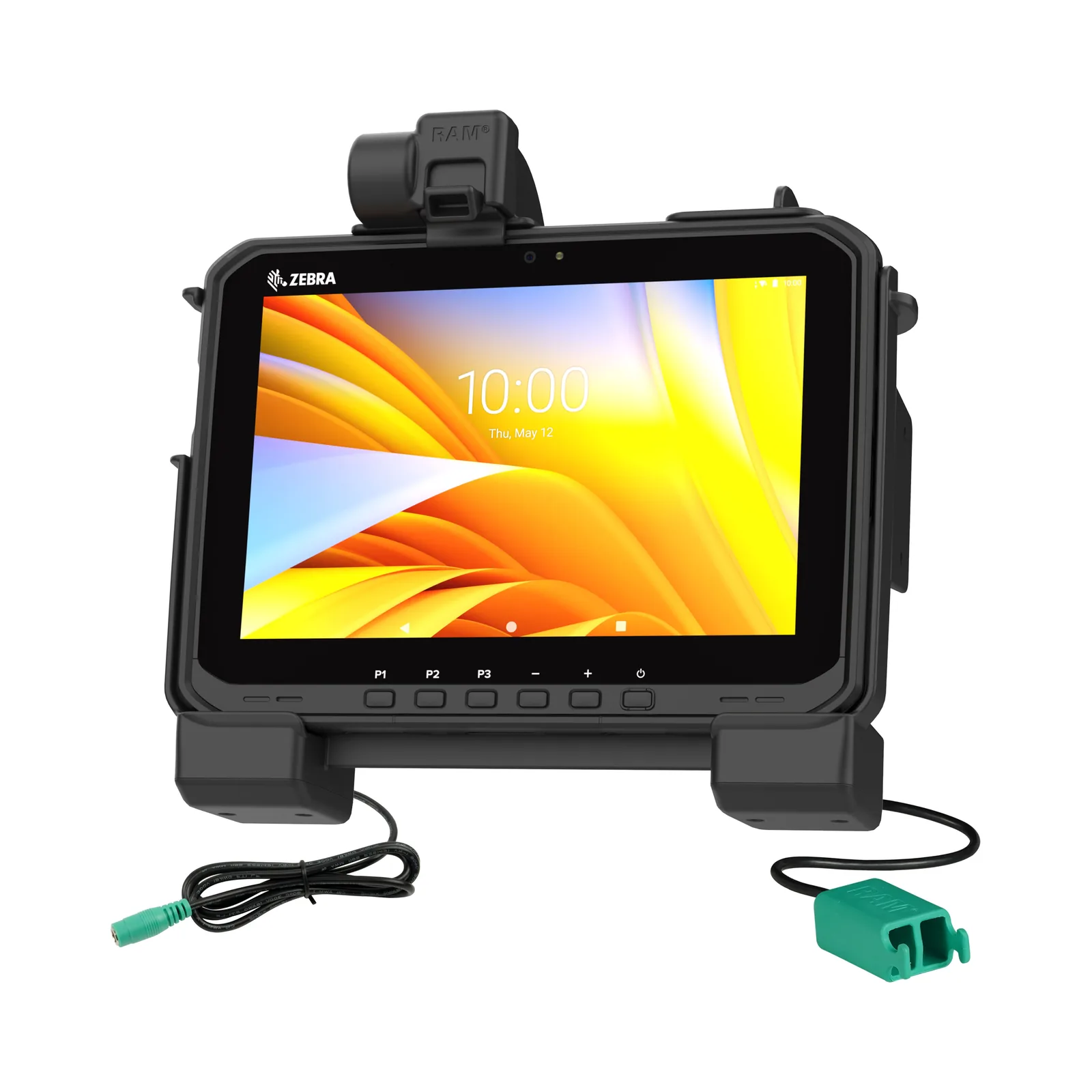 Dock RAM Mounts con ricarica e due porte USB per Zebra ET6x (RAM-HOL-ZE25PD2U)