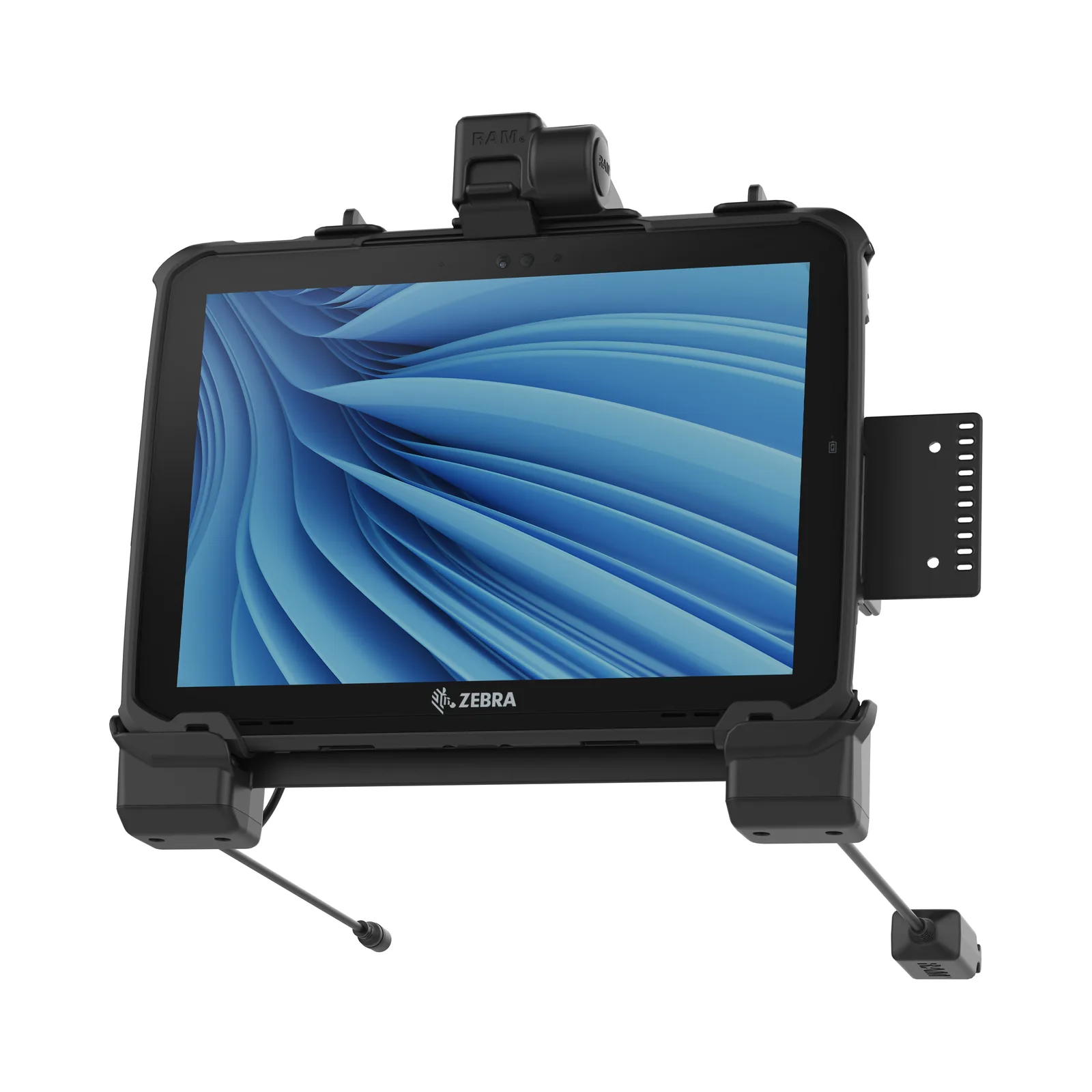Dock RAM Mounts con ricarica e due porte USB per Zebra ET8x 2-in-1 Tablet (RAM-HOL-ZE22PD2U)
