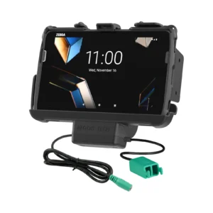 Dock Rinforzato Tough-Dock RAM Mounts con ricarica e due porte USB per Zebra ET401 & ET4x 8" (RAM-HOL-ZE20PD2U)