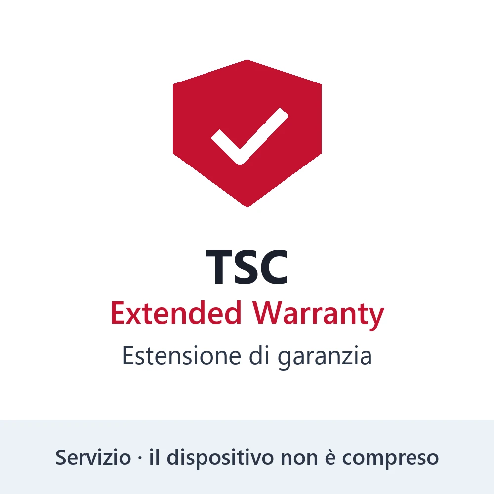 Estensione di garanzia TSC: servizio, la stampante non è compresa