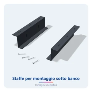 Telaio di montaggio sotto banco Anker per cassetto MDX18 (29101.103-0905) - immagine illustrativa