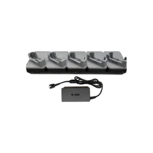 Kit Base di Ricarica Zebra 5 Posti per TC201 con Custodia Rinforzata (CRD-TCVTB-5D-1) - vista prodotto