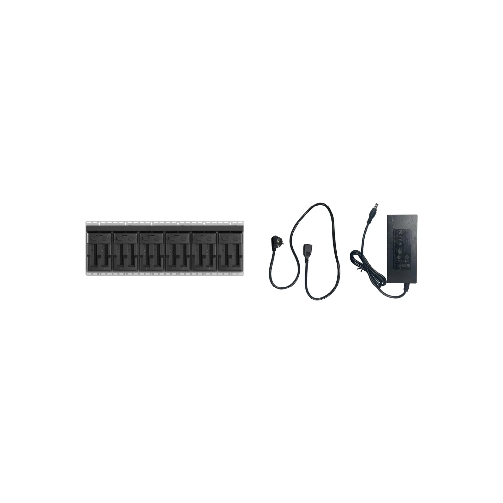 Kit caricabatterie a 12 posti con alimentatore europeo Meferi per ME10 (ME10-12SBATCKIT-EU-01) - vista prodotto