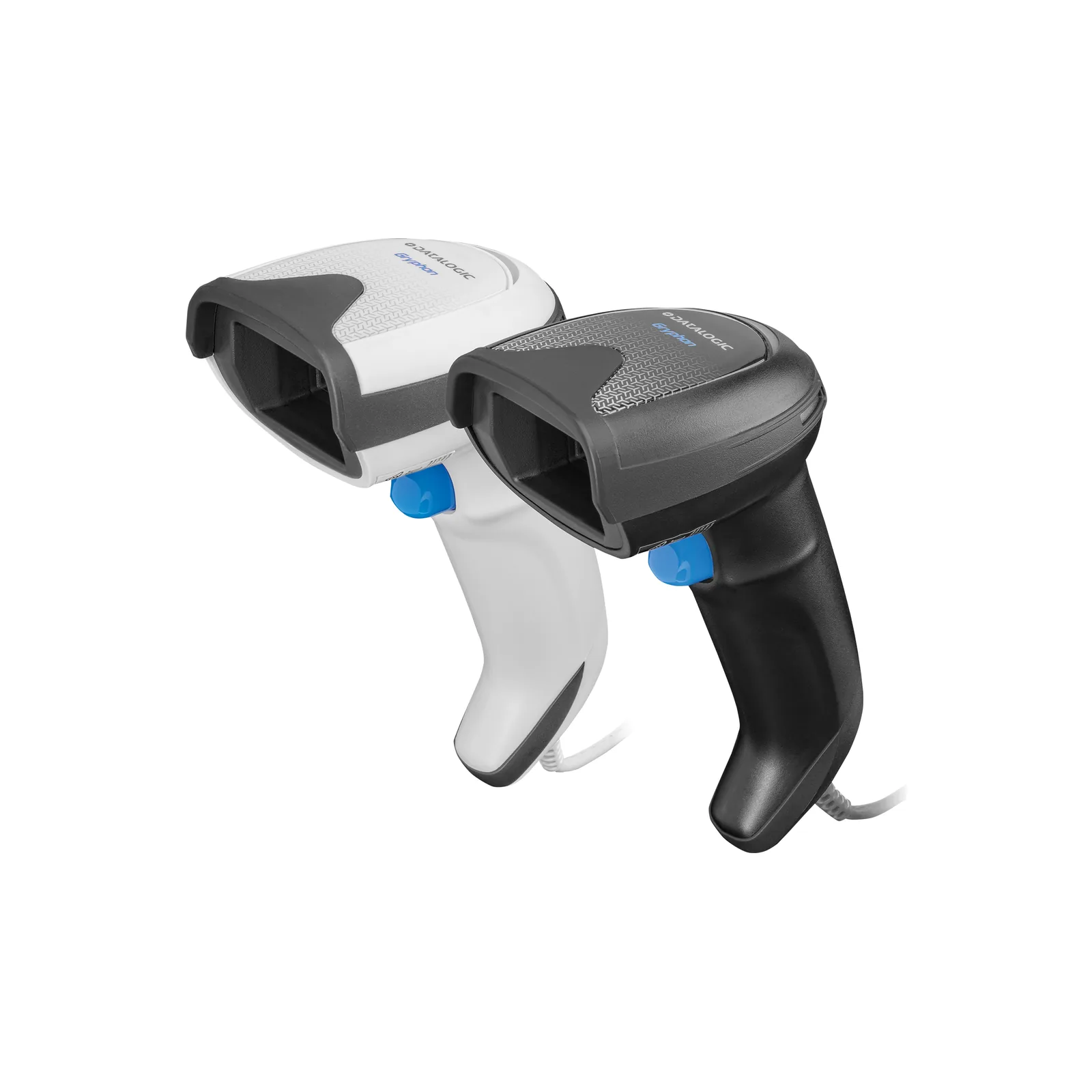 Lettore Datalogic Gryphon I GD4500 - vista tre quarti frontale, nero e bianco
