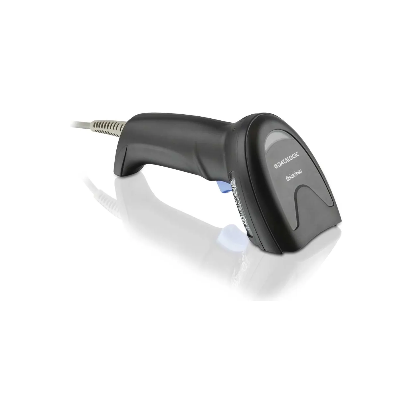 Lettore Datalogic QuickScan QD2200 - vista lato destro, appoggiato