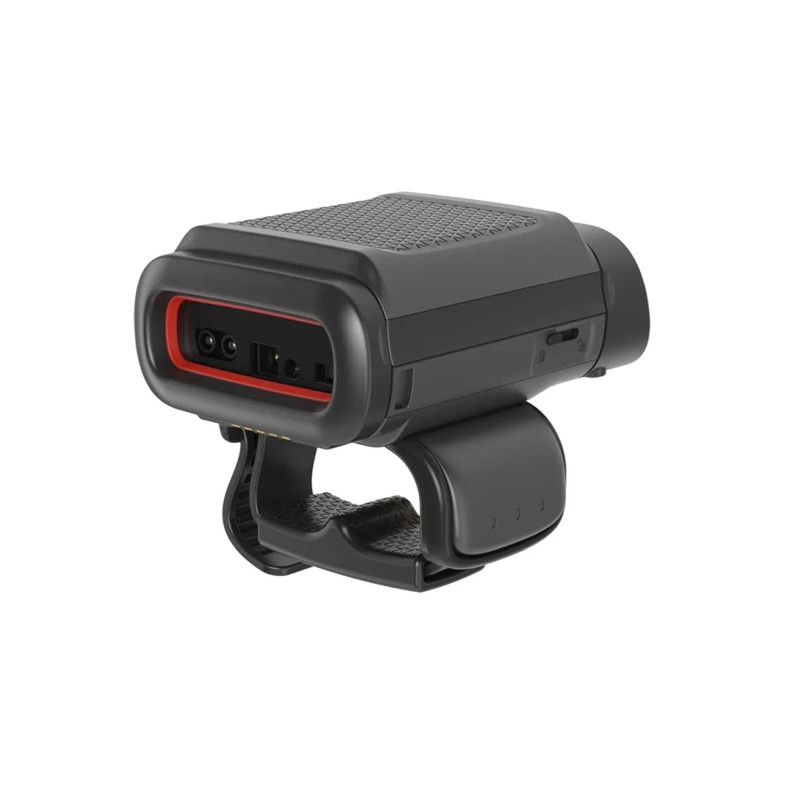 Lettore Honeywell 8680i - vista tre quarti anteriore con finestra di lettura e anello con grilletto