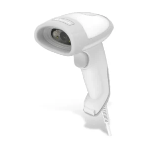 Lettore Newland HR32 Marlin II HC - vista tre quarti anteriore bianco (finestra di lettura)