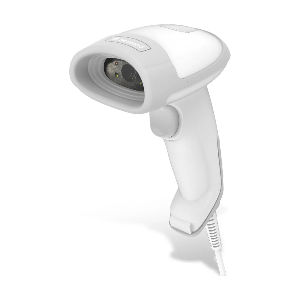 Lettore Newland HR32 Marlin II HC - vista tre quarti anteriore bianco (finestra di lettura)