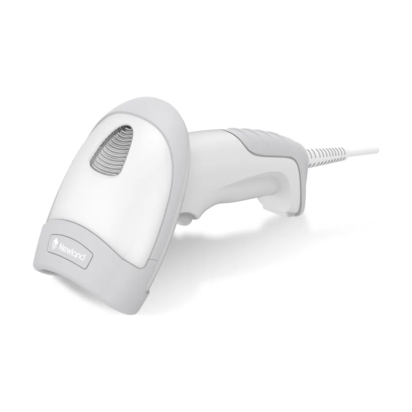 Lettore Newland HR32 Marlin II HC - vista tre quarti posteriore bianco