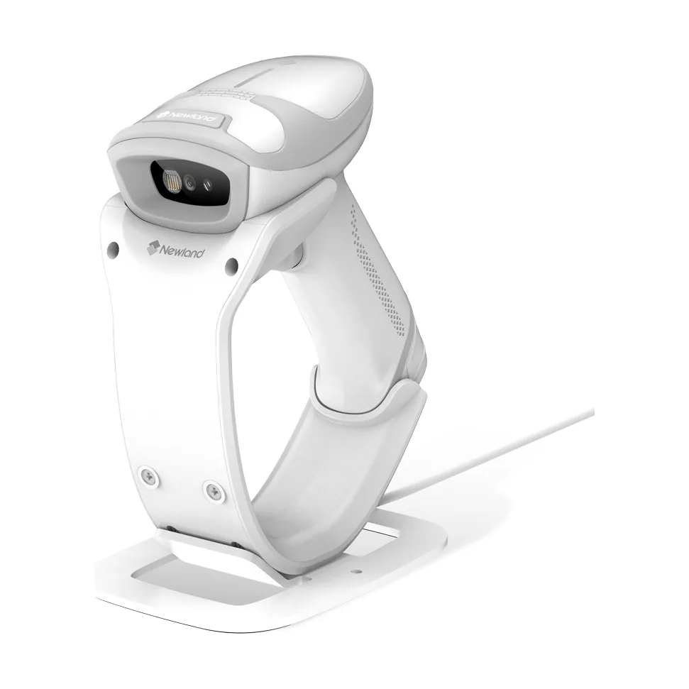 Lettore Newland HR33 Marlin Bluetooth - vista nella base di ricarica, bianco
