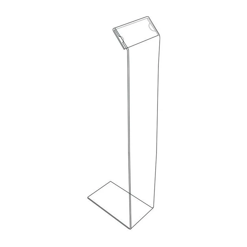 Porta prezzo in plexiglass per vasche surgelati CPSPVF5508
