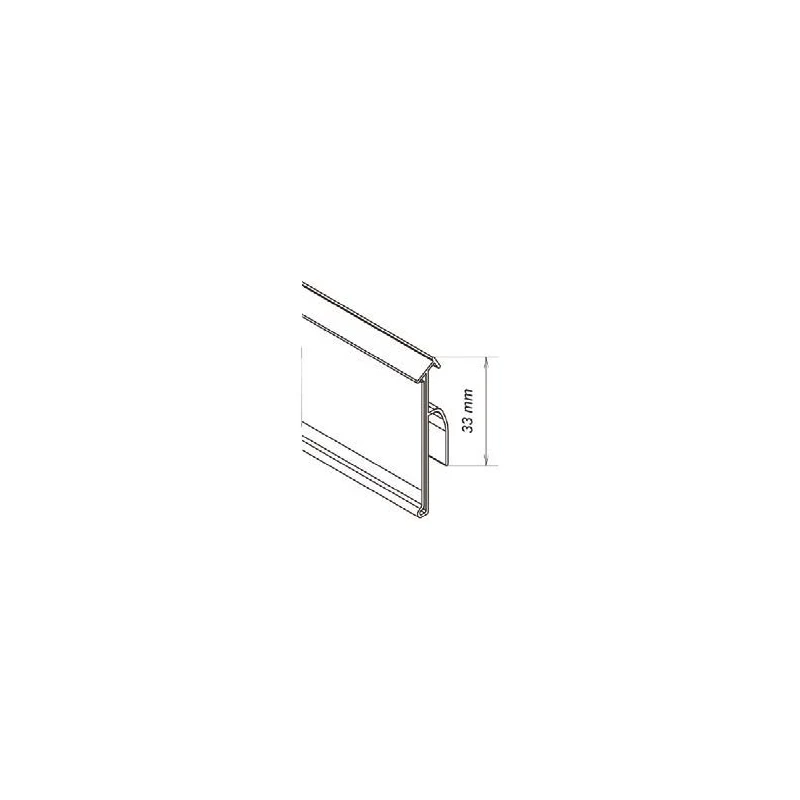 Profilo porta prezzo per scaffali CPPRALG31308
