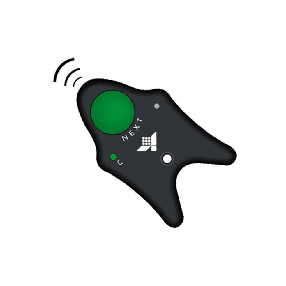 Radiocomando eliminacode MP-TX per display MP-MD21 e MP-MD31 - vista tre quarti