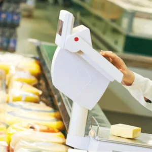 Bilancia al banco gastronomia con stampante per tagliando del peso