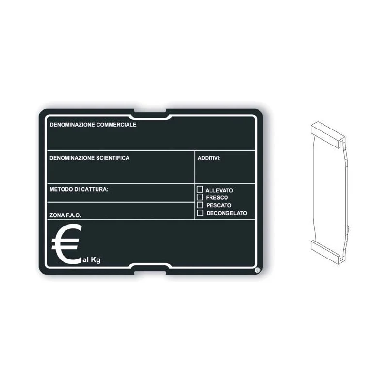 Segnaprezzo cancellabile serie lavagna PPL CPLAPP2005