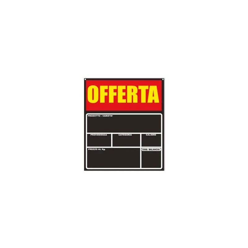Segnaprezzo in forex extra per frutta e verdura CPLAOF0105