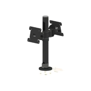 Set Pospole PRS03 palo da 400 mm con doppia staffa VESA 75/100 (PP-PRS-09423-9005) - vista prodotto