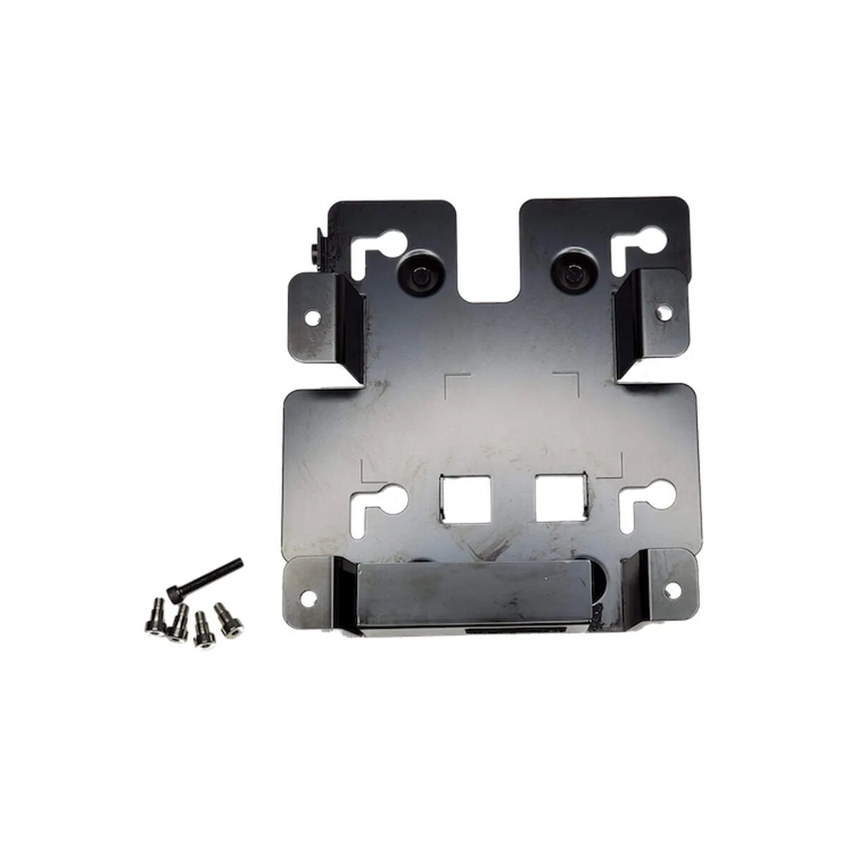 Staffa a parete Zebra con ripiano per alimentatore per kiosk KC401 e CC6000 (KT-152097-03) - vista fronte