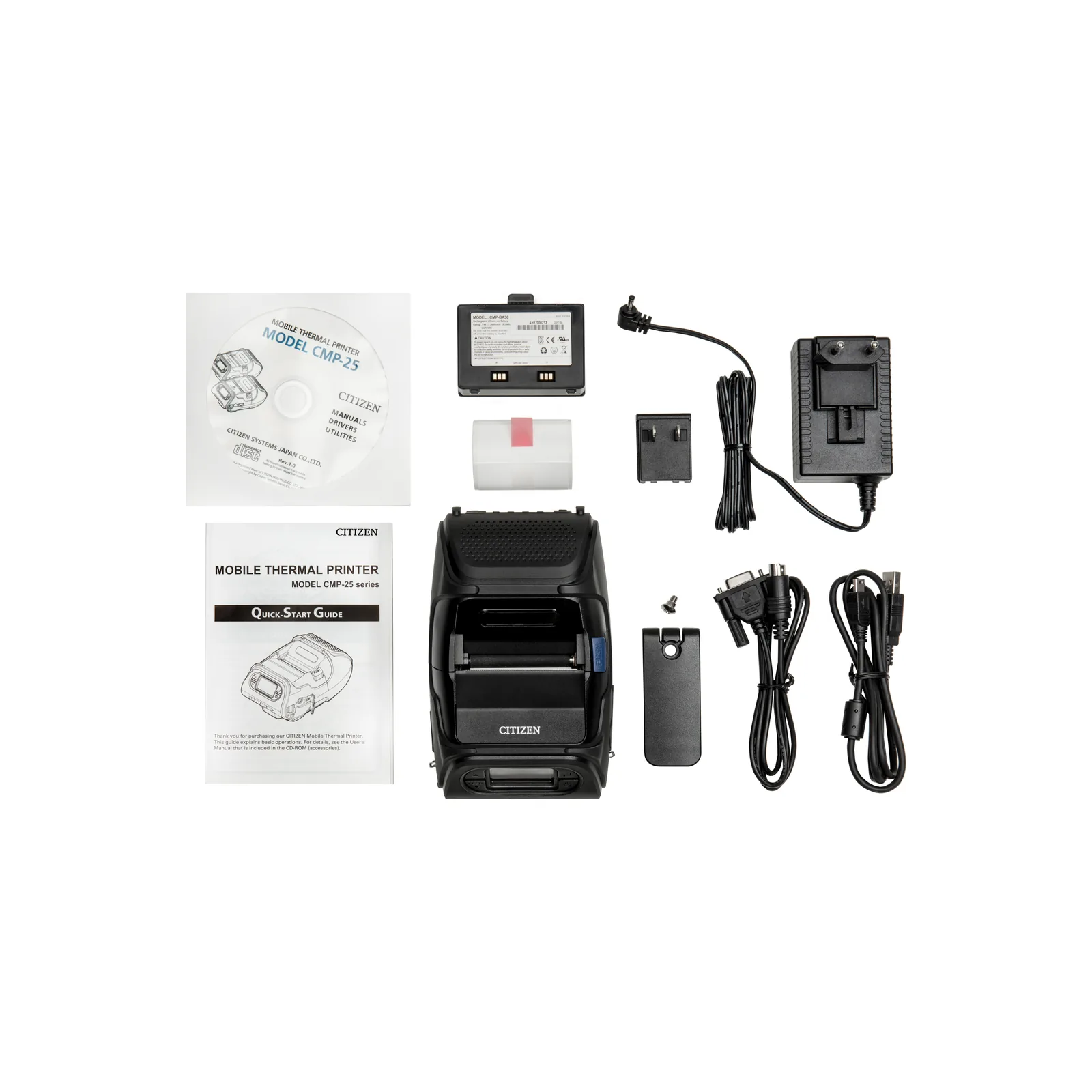 Stampante Citizen CMP-25L - vista contenuto della confezione