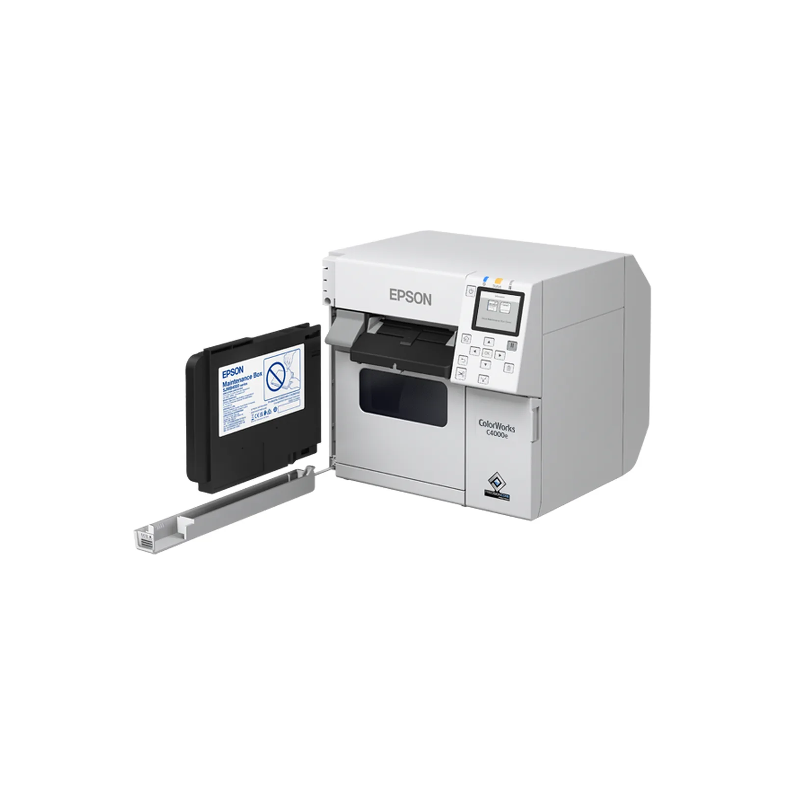 Stampante Epson C4000 - vista dettaglio (vano maintenance box)