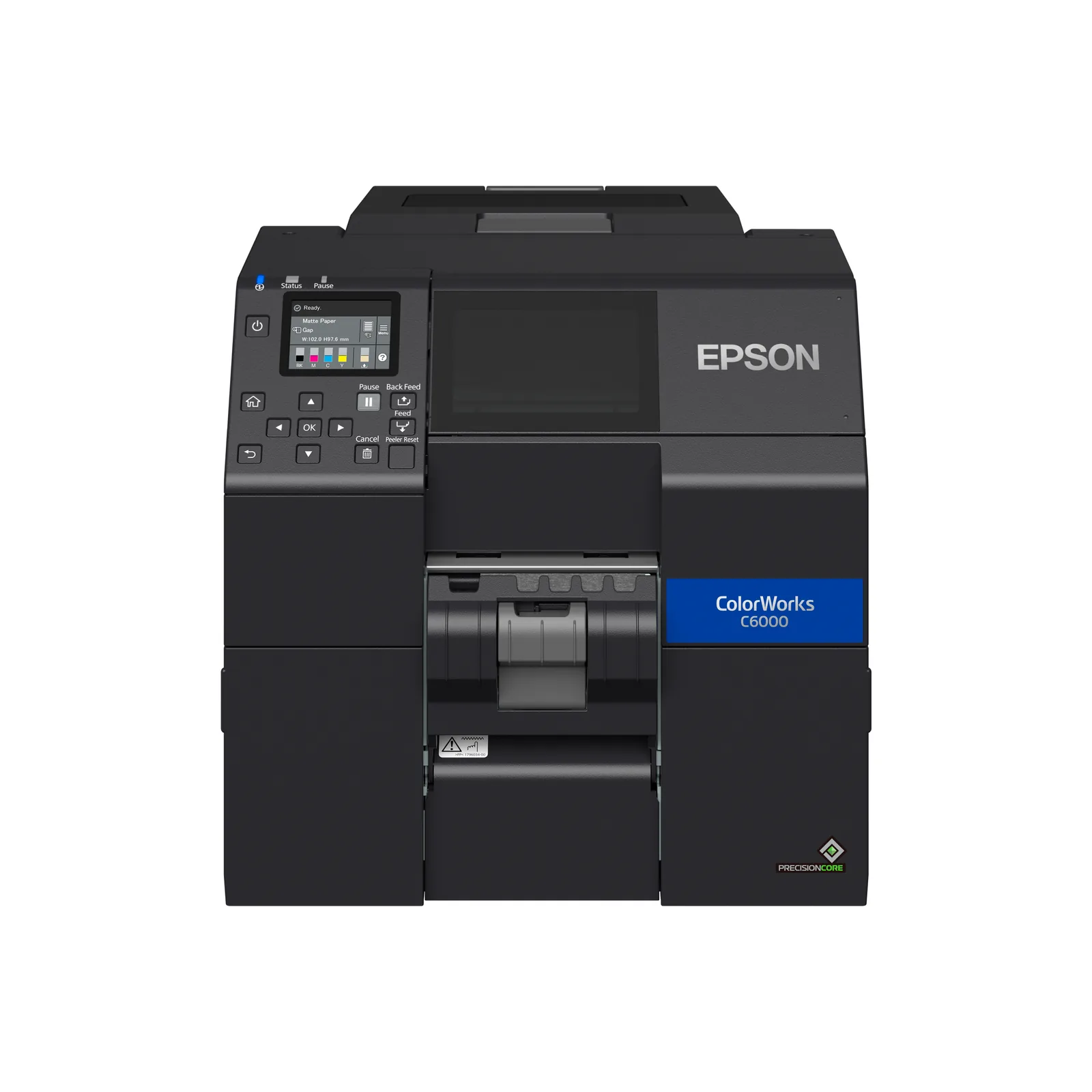 Stampante Epson C6000 - vista fronte (variante Pe, con peeler)