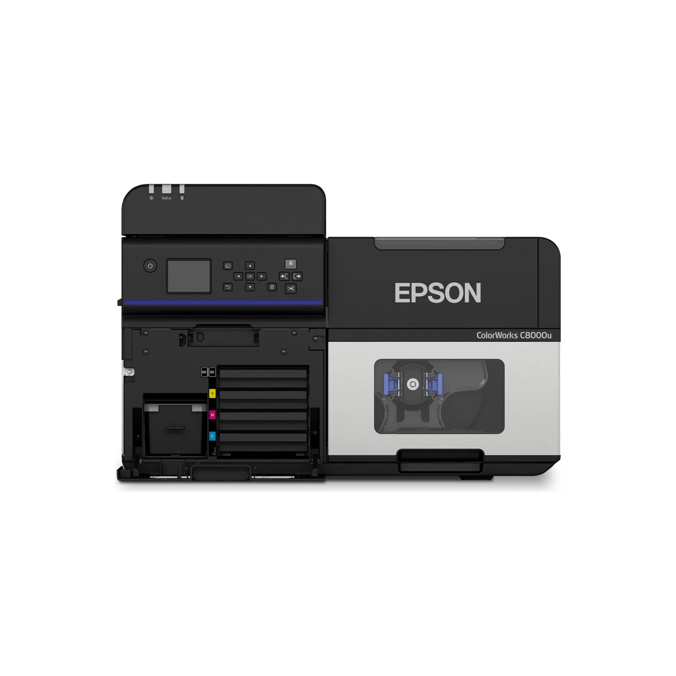 Stampante Epson C8000 - vista dettaglio (vano inchiostro aperto)