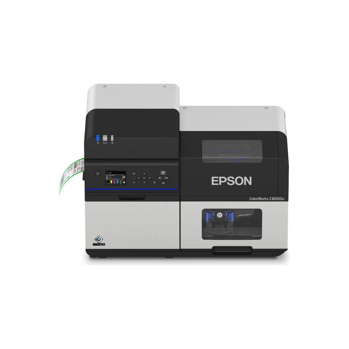 Stampante Epson C8000 - vista fronte (dall'alto)