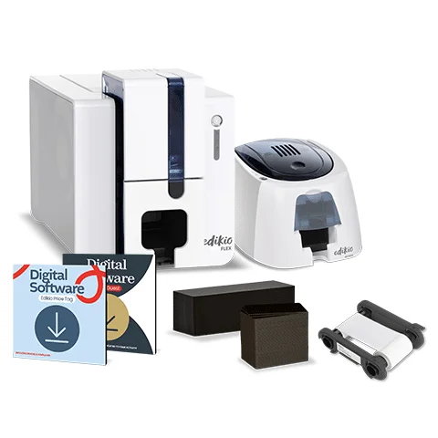Evolis Edikio Access e Flex con software, card e nastro - foto ufficiale Evolis