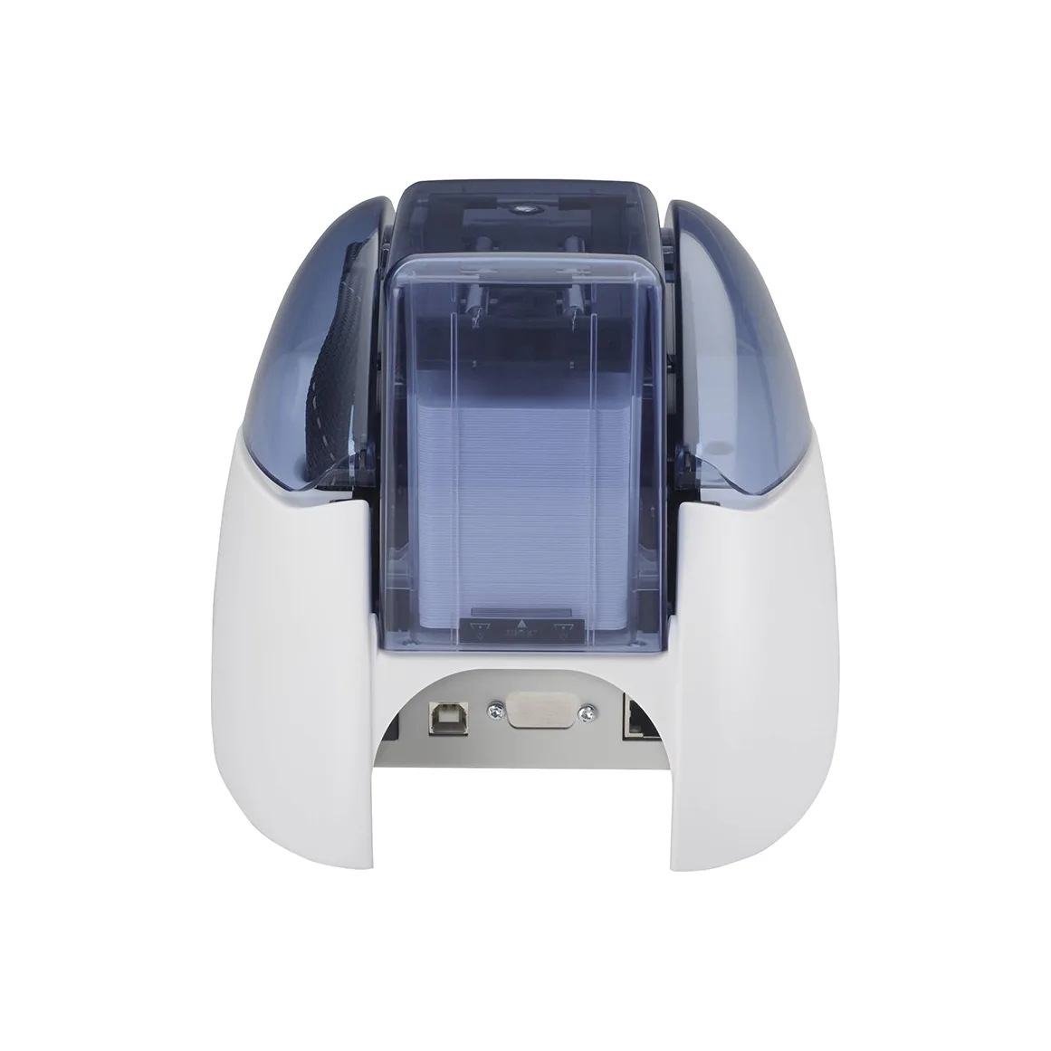Stampante Evolis Tattoo2 RW - retro con le porte